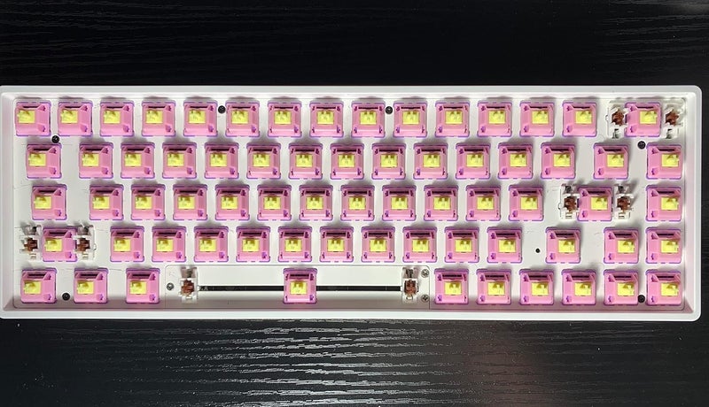 Zkeebs C³ Equalz x TKC Banana Split 62g / Tangerine 5-Pin Linear Switches for Custom Gaming Mechanical Keyboards (Banana Split, 35 Switches) - Image 3